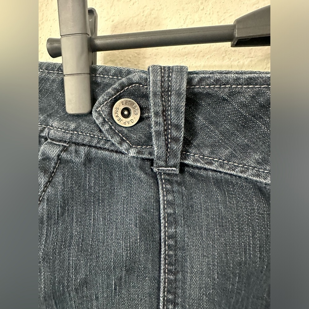 Gap Jeans Denim Skirt Long Size‎ 14 Back Slit Y2K - Picture 7 of 11